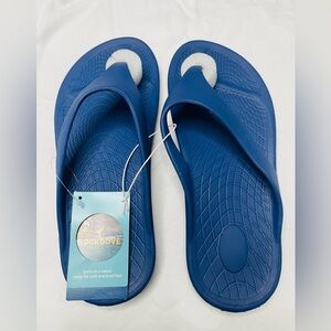 RockDove Blue Flip Flops